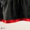 Black Handmade Mexican Dress Set – Red Ribbon Skirt & Blouse Traditional