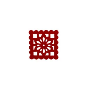 Square Coasters | Flower | Mexican Design