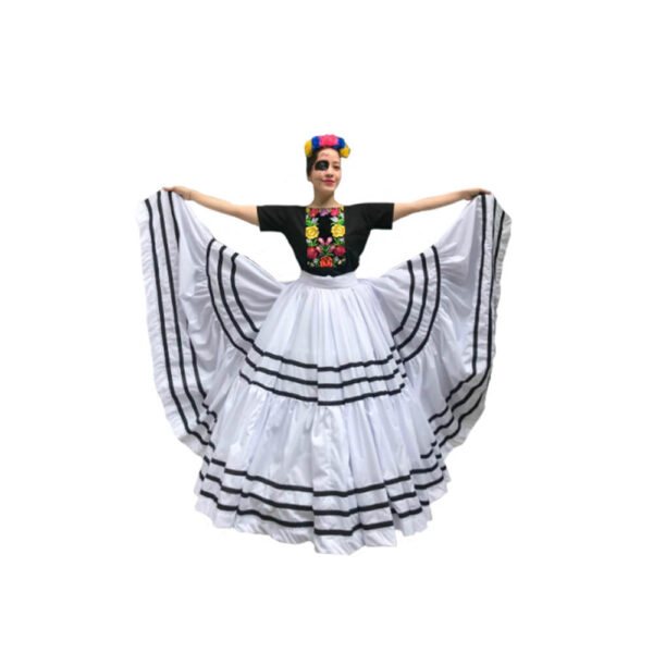 MEXICAN WHITE DRESS 2