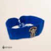 Handcrafted Traditional Mexican Doll Embroidered Mexican Waist Belt – Premium Blue Faja | México Todo Corazón