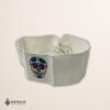 Handcrafted Calavera Embroidered Mexican Waist Belt – Premium White Faja | México Todo Corazón