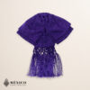 Purple Mexican Charro Moño with Decorative Fringe | Fiesta Bowtie for Rodeos, Cultural Celebrations or Folkloric Event| México Todo Corazón