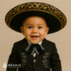 Traditional Baby Mariachi With Black Bow Tie