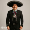 Traditional Mariachi With Tricolor Bow Tie