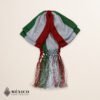 Mexican Tricolor Charro Moño with Decorative Fringe | Traditional Bowtie for Fiestas, Rodeos or Independence Day Events| México Todo Corazón