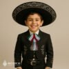 Traditional Mariachi With Tricolor Bow Tie