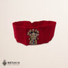 Handcrafted Traditional Mexican Doll Embroidered Mexican Waist Belt – Premium Red Faja | México Todo Corazón