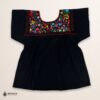 Mexican Embroidered Blouse – Handmade Otomi Floral & Animals Design