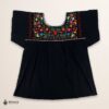 Mexican Embroidered Blouse – Handmade Otomi Floral & Animals Design