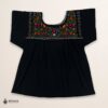 Mexican Embroidered Blouse – Handmade Otomi Floral & Animals Design