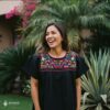 Mexican Embroidered Blouse – Handmade Otomi Floral & Animals Design