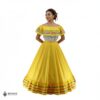 Yellow Mexican Jalisco Dress Set – Handmade Two-Piece Folkloric Outfit