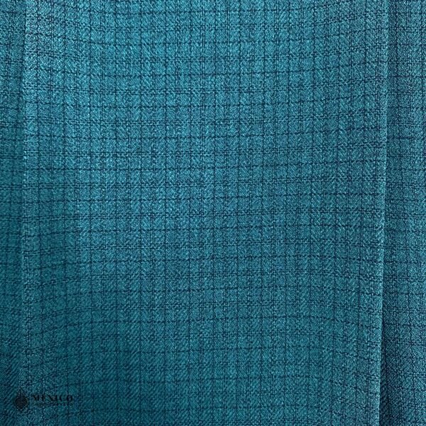 Green traditional Mexican cross-stitch embroidered smock apron with deluxe artisan craftsmanship