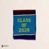 Light Blue Mexican Graduation Stole – Embroidered Class of 2026