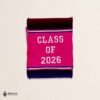 Pink Mexican Graduation Stole – Embroidered Class of 2026