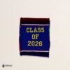Blue Mexican Graduation Stole – Embroidered Class of 2026