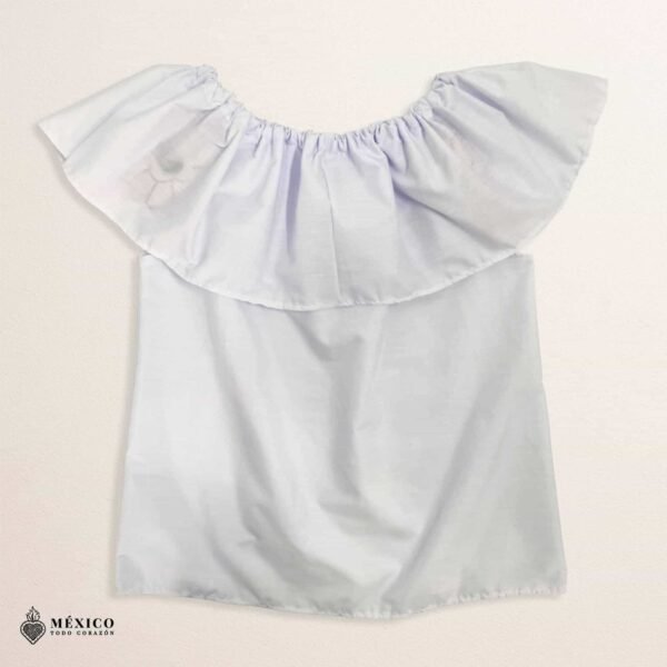 Traditional Embroidered Peasent Blouse Pink Flowers