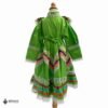 Light Green Traditional Jalisco One-Piece Dress for Girls & Teens (Size 2)