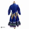 Blue Traditional Jalisco One-Piece Dress for Girls & Teens (Size 2)