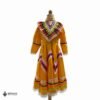 Yellow Traditional Jalisco One-Piece Dress for Girls & Teens (Size 4)