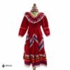 Red Traditional Jalisco One-Piece Dress (Size 6)