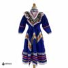 Blue Traditional Jalisco One-Piece Dress for Girls & Teens (Size 8)