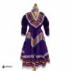 Purple Traditional Jalisco One-Piece Dress for Girls & Teens (Size 8)