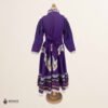 Purple Traditional Jalisco One-Piece Dress for Girls & Teens (Size 8)