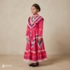 Pink Traditional Jalisco One-Piece Dress for Girls & Teens (Size 8)