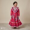 Pink Traditional Jalisco One-Piece Dress for Girls & Teens (Size 8)