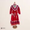 Red Traditional Jalisco One-Piece Dress (Size 8)