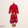 Red Traditional Jalisco One-Piece Dress (Size 8)