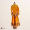 Yellow Traditional Jalisco One-Piece Dress for Girls & Teens (Size 8)