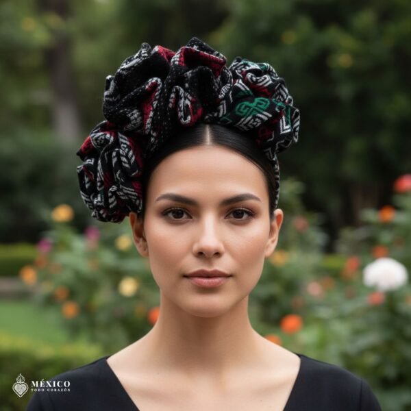 Traditional Mexican Cambaya Headband – Handmade Artisan Diadema