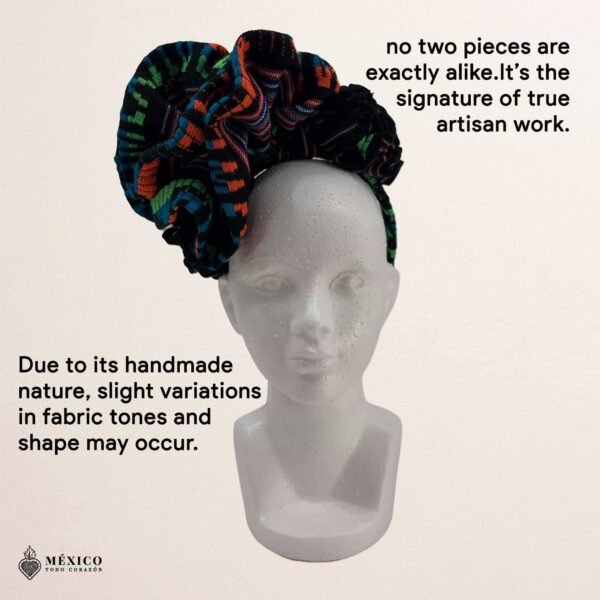 Traditional Mexican Cambaya Headband – Handmade Artisan Diadema