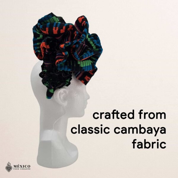 Traditional Mexican Cambaya Headband – Handmade Artisan Diadema