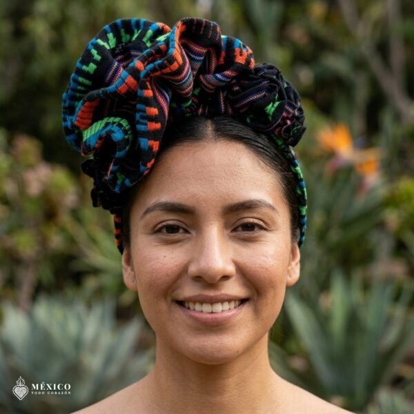 Traditional Mexican Cambaya Headband – Handmade Artisan Diadema