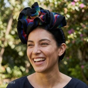 Traditional Mexican Cambaya Headband – Handmade Artisan Diadema