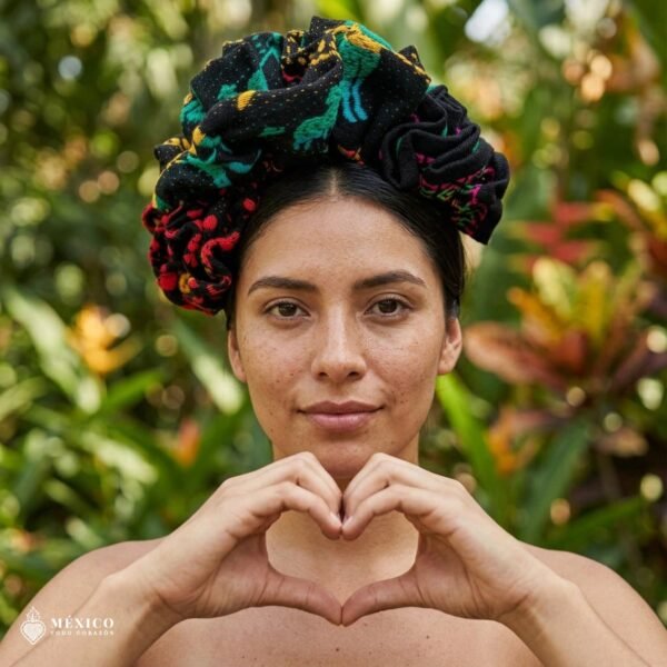 Traditional Mexican Cambaya Headband – Handmade Artisan Diadema