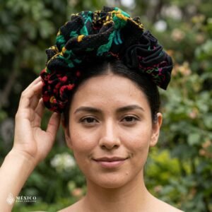 Traditional Mexican Cambaya Headband – Handmade Artisan Diadema
