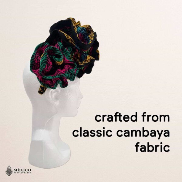 Traditional Mexican Cambaya Headband – Handmade Artisan Diadema