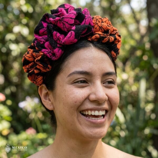 Traditional Mexican Cambaya Headband – Handmade Artisan Diadema