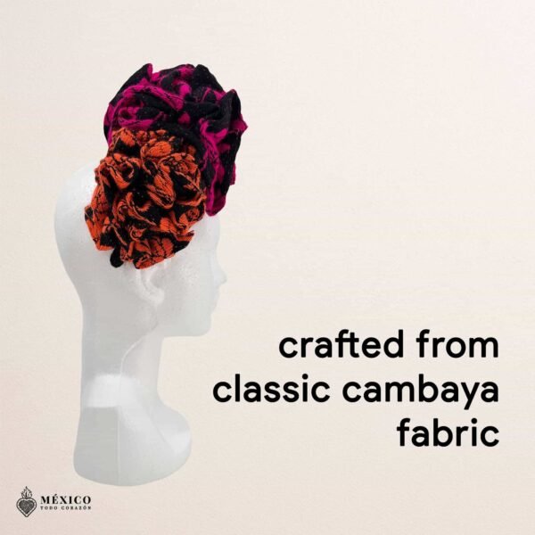 Traditional Mexican Cambaya Headband – Handmade Artisan Diadema