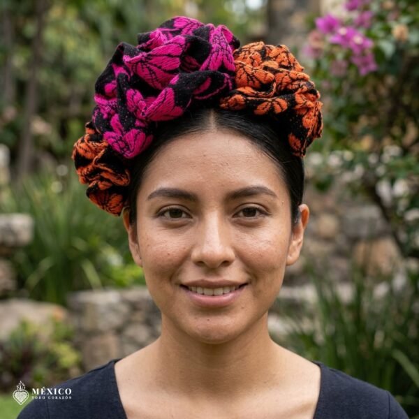 Traditional Mexican Cambaya Headband – Handmade Artisan Diadema