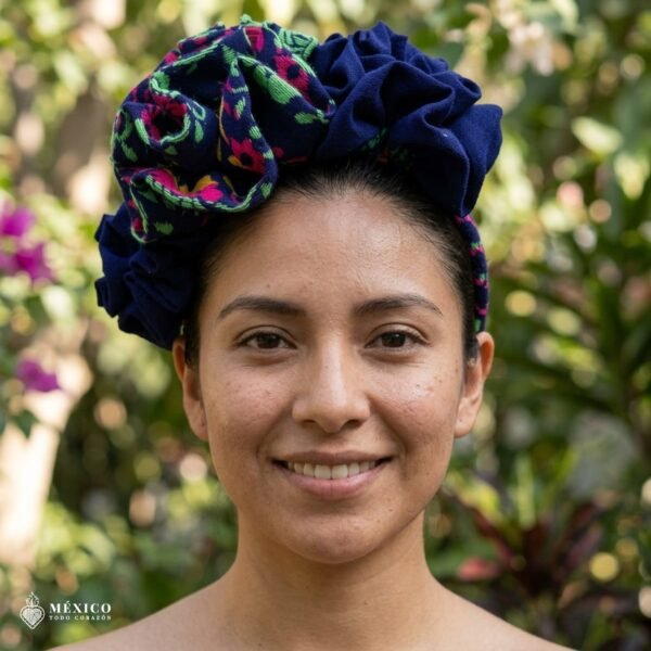 Traditional Mexican Cambaya Headband – Handmade Artisan Diadema