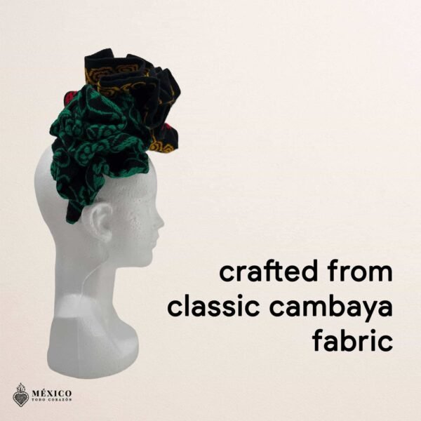 Traditional Mexican Cambaya Headband – Handmade Artisan Diadema