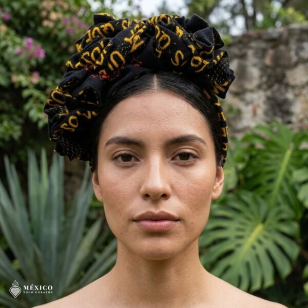 Traditional Mexican Cambaya Headband – Handmade Artisan Diadema