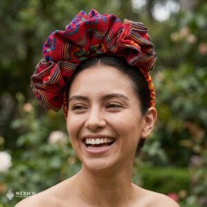 Traditional Mexican Cambaya Headband – Handmade Artisan Diadema