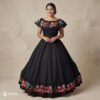 Traditional Mexican Embroidered Floral Dress – Handmade Special Edition.