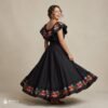 Traditional Mexican Embroidered Floral Dress – Handmade Special Edition.